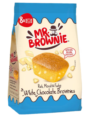 Mr. Brownie White Chocolate al Cioccolato Bianco 200g