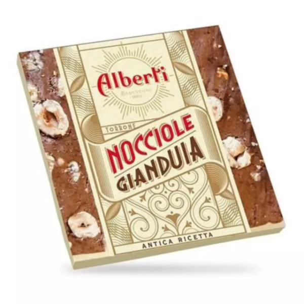 Strega Tavolette di Torrone al gusto di Nocciola Gianduia e Mandorla Pistacchio 120g