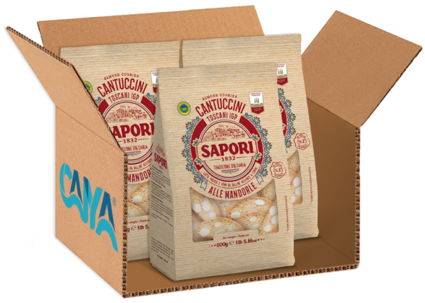 Sapori Cantuccini Toscani alle Mandorle 600g box