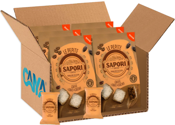 Sapori Pepite Caffe e Fave di Cacao 108g box