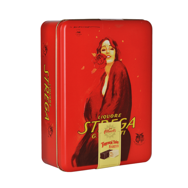 Strega Latta Elegante con Torroncini Assortiti 300g