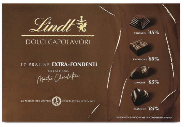 Lindt Dolci Capolavori Scatola Extra Fondente 168g