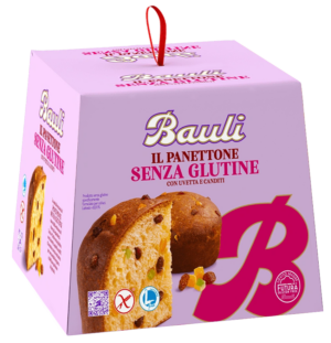 Bauli Panettone Senza Glutine Uvetta e Canditi 400g