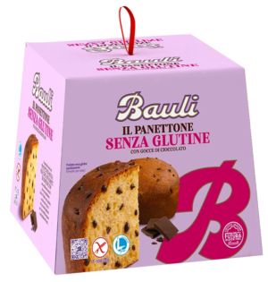 Bauli Panettone Senza Glutine con Gocce di Cioccolato 400g