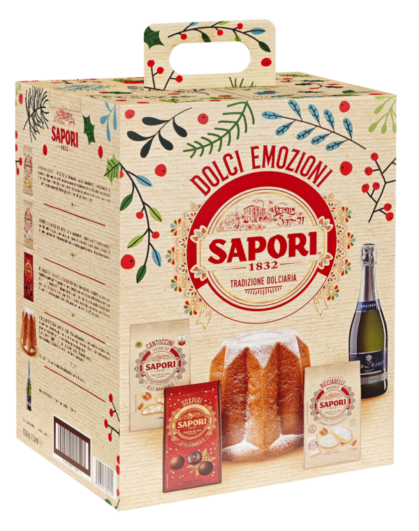 Sapori Confezione Dolce Emozione Pandoro 5 Pezzi ingredienti