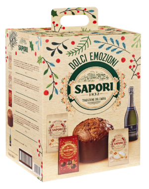 Sapori Confezione Dolce Emozione Panettone 5 Pezzi