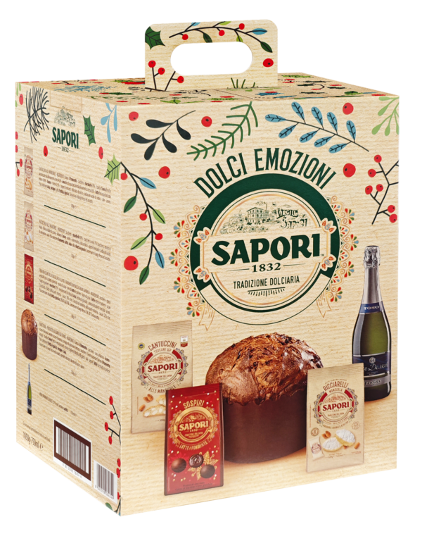 Sapori Confezione Dolce Emozione Panettone 5 Pezzi