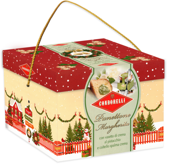 Condorelli Panettone Margherita con Pistacchio 750g box