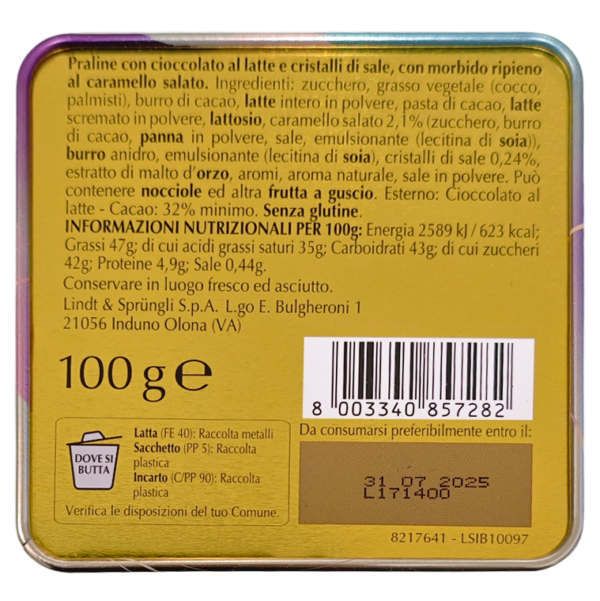 Lindt Lindor Escape LATTA Caramello Salato 100g - immagine 4
