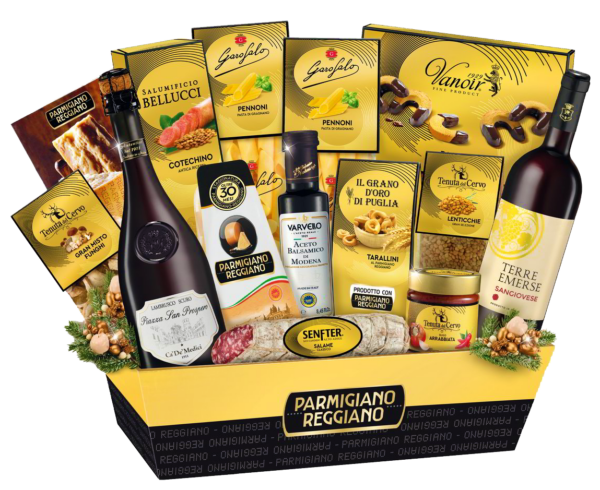 Le Cadeau Cesto Gran Emilia 15 Pezzi