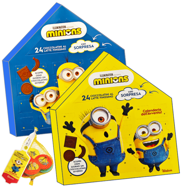 Walcor Minions Calendario dell'Avvento + Omaggio 150g