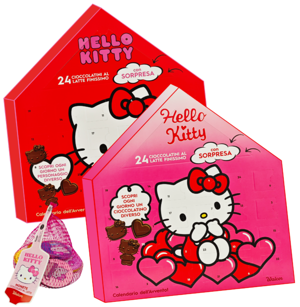 Walcor Hello Kitty Calendario dell'Avvento + Omaggio 150g