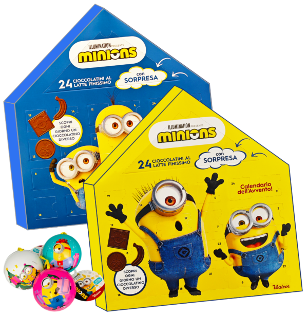 Walcor Minions Calendario dell'Avvento + Omaggio 150g