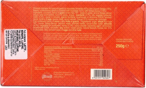 Strega Latta Elegante con Torroncini Assortiti 300g retro