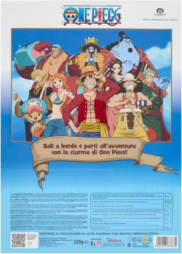 Walcor Calendario dell'Avvento One Piece 220g retro