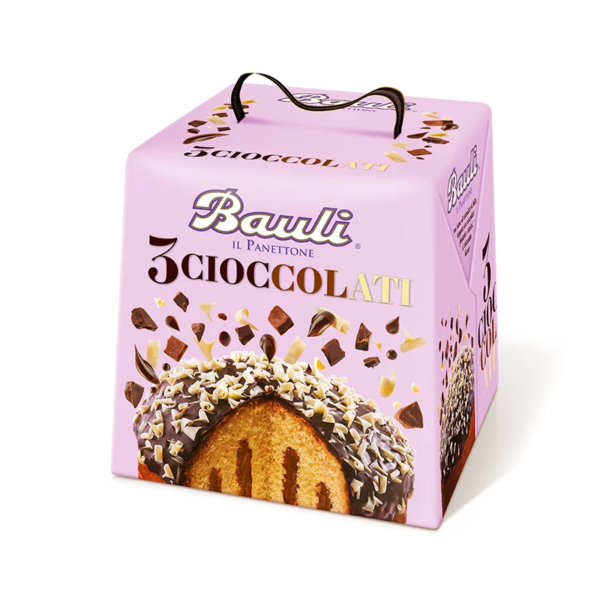 Bauli Panettone 3 Cioccolati 750g