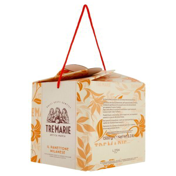 Tre Marie Panettone Milanese Scatola con Laccio 1,5kg