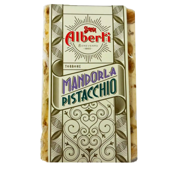 Strega Tavolette di Torrone al gusto di Nocciola Gianduia e Mandorla Pistacchio 120g