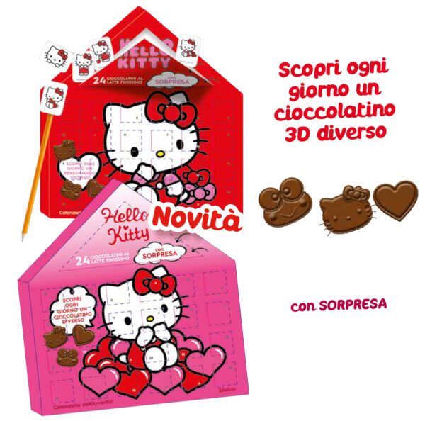 Walcor Hello Kitty Calendario dell'Avvento + Omaggio 150g
