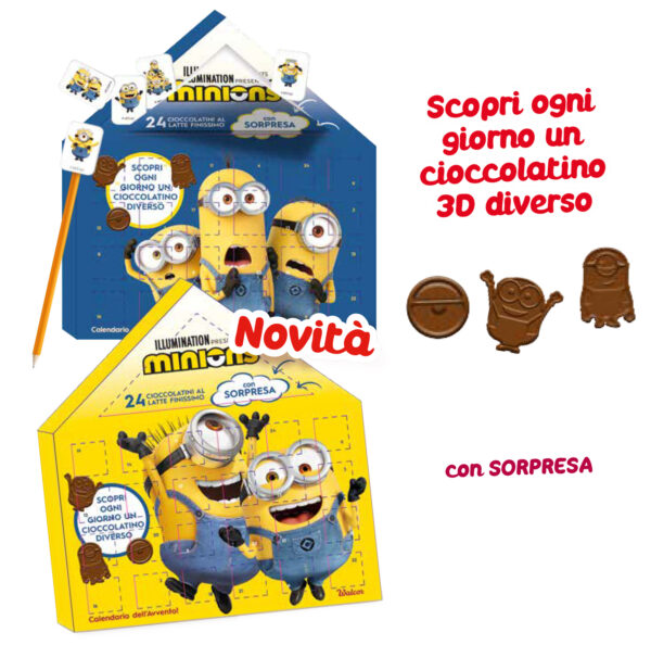 Walcor Minions Calendario dell'Avvento + Omaggio 150g