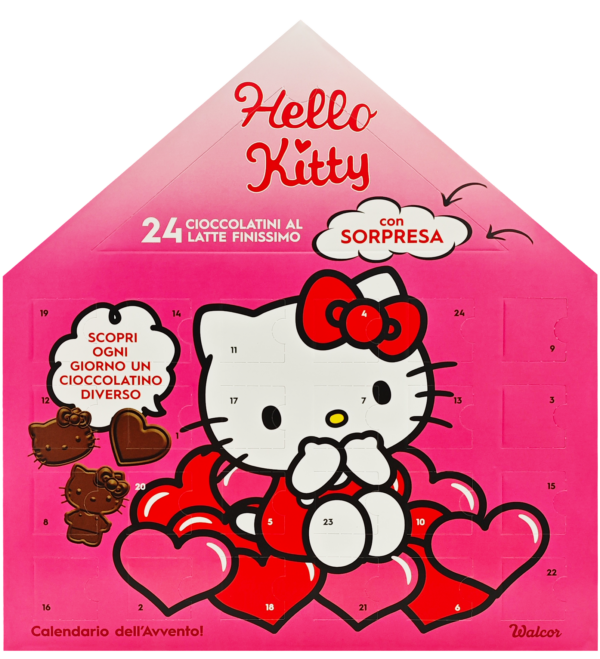 Walcor Hello Kitty Calendario dell'Avvento + Omaggio 150g