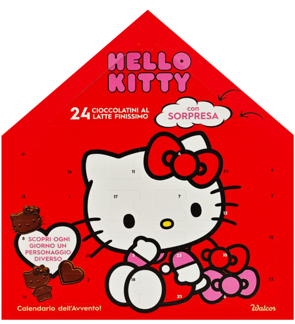 Walcor Hello Kitty Calendario dell'Avvento + Omaggio 150g