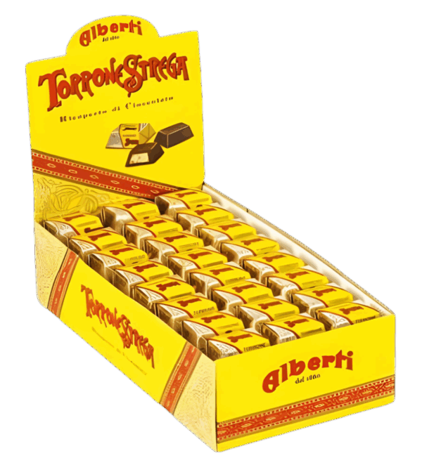 Strega Alberti Torrone Torroncino Mignon Ricoperto di Cioccolato 96pz, 860g