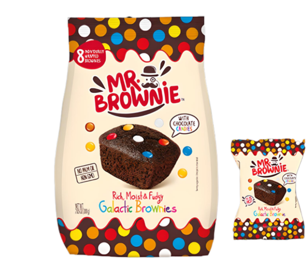 Mr. Brownie Galactic con Confetti al Cioccolato 200g