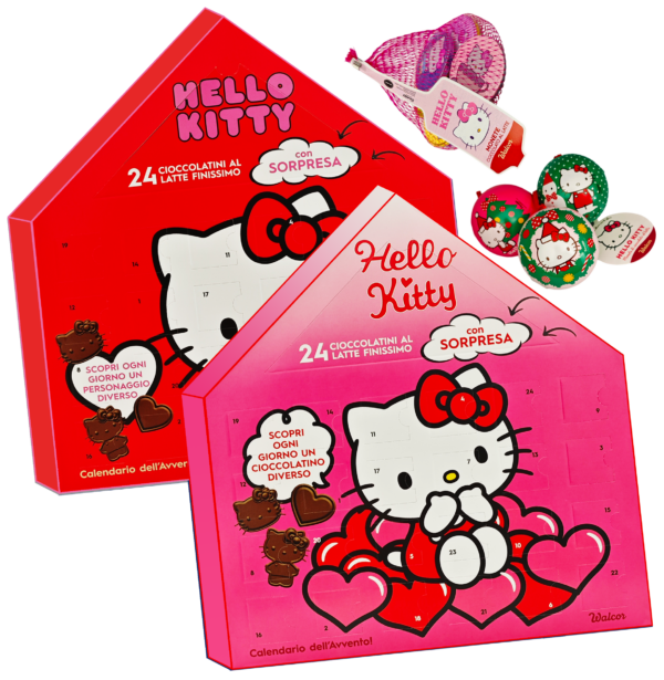 Walcor Hello Kitty Calendario dell'Avvento + Omaggio 150g