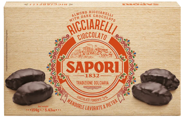 Sapori Ricciarelli Cioccolato e Mandorle 154g