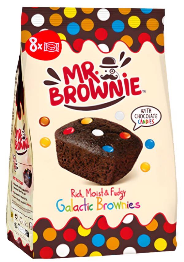 Mr. Brownie Galactic con Confetti al Cioccolato 200g