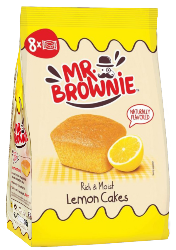 Mr. Brownie Lemon Cakes al Limone 200g