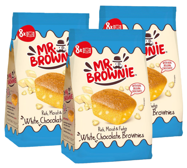 Mr. Brownie White Chocolate al Cioccolato Bianco 200g