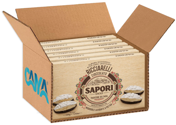 Sapori Ricciarelli Cioccolato e Mandorle 154g