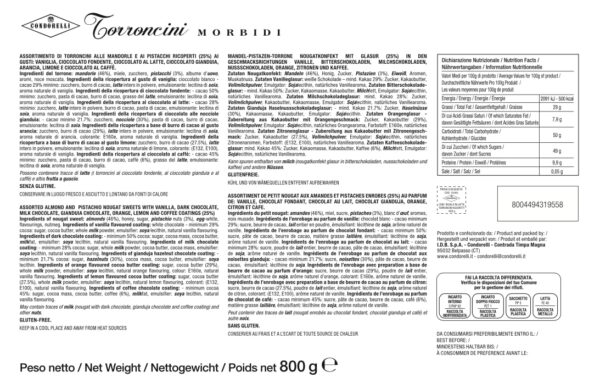 Condorelli Torroncini Morbidi in Elegante Latta 800g retro