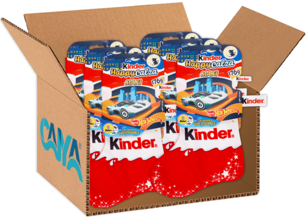 Ferrero Kinder Calza Maxi Hot Wheels 176g box