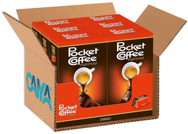 Pocket Coffee Espresso 225g box