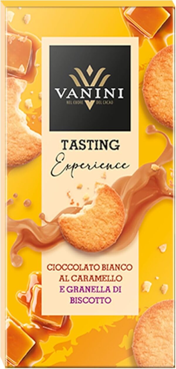 Vanini Tavoletta Tasting Experience Granella di Biscotto 75g