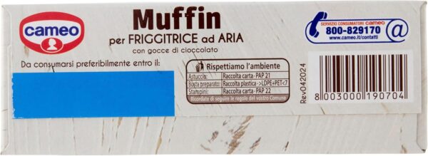 Cameo Kit Muffin con Gocce di Cioccolato 155g