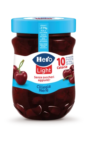 Hero Confettura Light Ciliegie Nere 280g