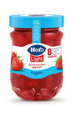Hero Confettura Light Fragola 280g