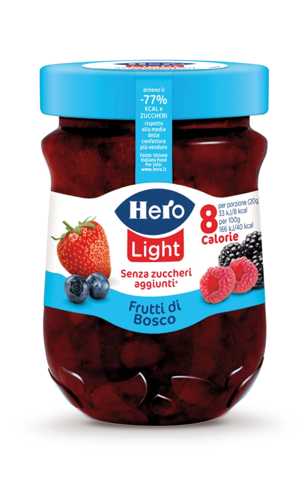 Hero Confettura Light Frutti di Bosco 280g