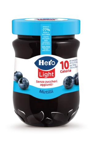Hero Confettura Light Mirtilli 280g