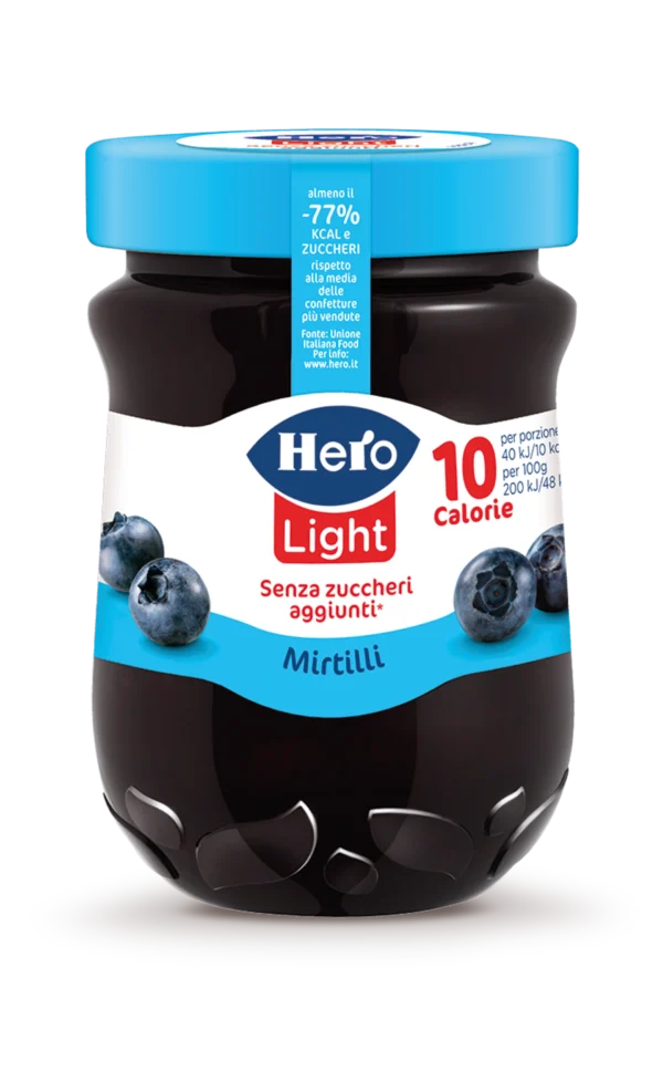Hero Confettura Light Mirtilli 280g