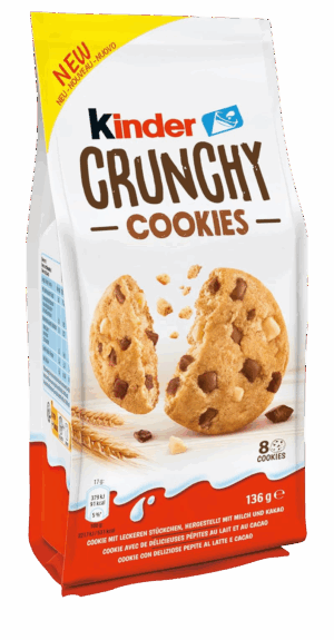 Kinder Crunchy Cookies Biscotti 136g