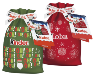 Kinder Happy Snack Sacchetto Verde / Rosso 290g