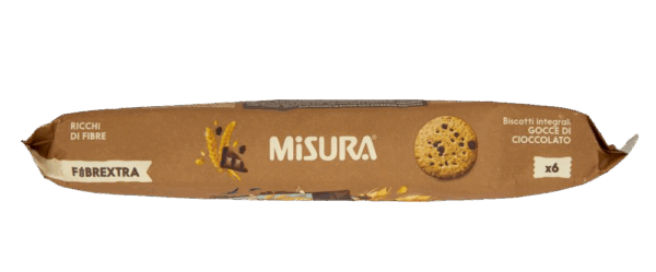 Misura Fibrextra Biscotti Farina Integrale con Gocce Cioccolato 280g