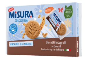 Misura Dolcesenza Biscotti Integrali con Cereali Senza Zuccheri Aggiunti 280g