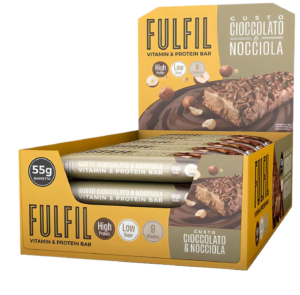 FulFil Barrette Cioccolato e Nocciola Box 15x55g