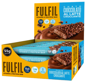 FulFil Barretta Cioccolato al Latte Croccante Box 15x55g